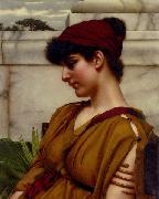 John William Godward A Classical Beauty In Profile Sweden oil painting artist
